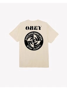 T-SHIRT OBEY STAY ALERT CLASSIC PIGMENT